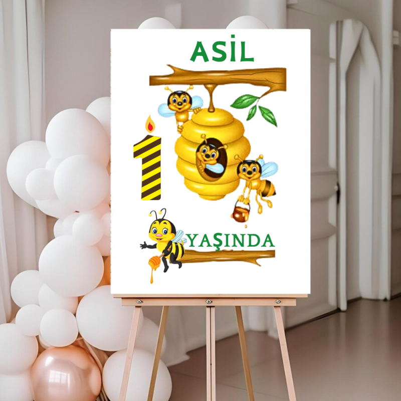 Doğum Günü Temalı Karşılama Panosu