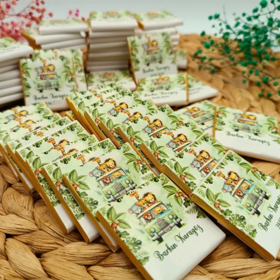 Kişiye Özel Bebek Doğum Günü Çikolatası 50 Adet Madlen Çikolata Kişiye Özel Bebek Doğum Günü Çikolatası 50 Adet Madlen Çikolata