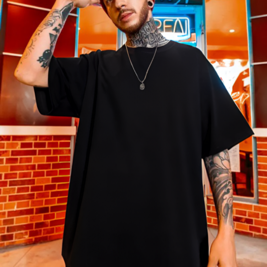 Oversize Baskılı Erkek Tshirt Oversize Baskılı Erkek Tshirt