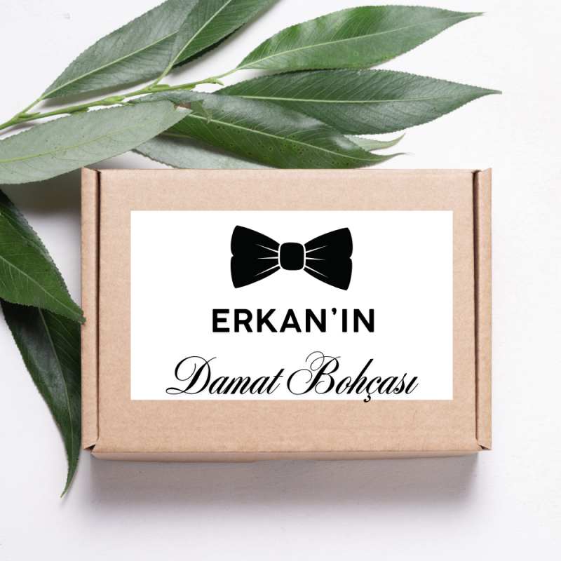 Kişiye Özel Gelin Damat Bohçası Stickerları A4 Boyutlu