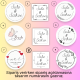 Beyaz Sticker Kağıdı 4X4 Cm Beyaz Sticker Kağıdı 4X4 Cm