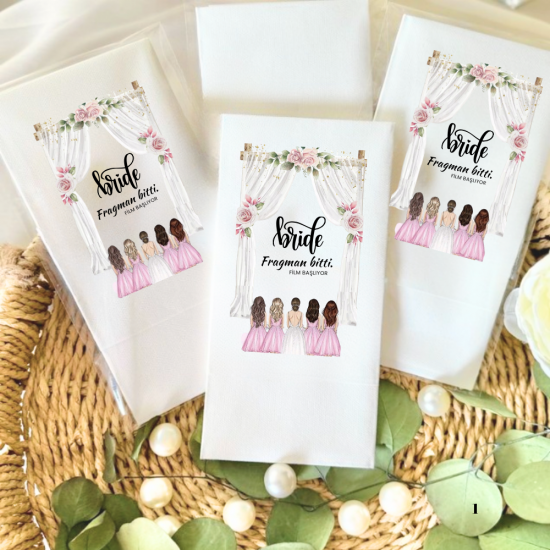 Bride baskılı Peçete 20 Adet Bride baskılı Peçete 20 Adet