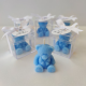 Baby Shower Mavi ayıcık mum Baby Shower Mavi ayıcık mum