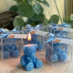 Baby Shower Mavi ayıcık mum Baby Shower Mavi ayıcık mum
