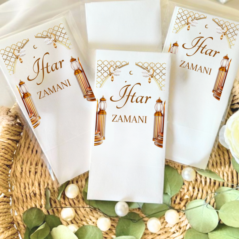 İftar zamanı temalı peçete 20 adet