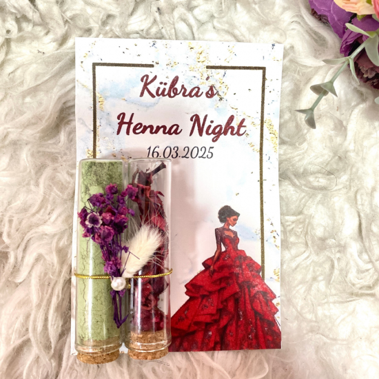 Kına hediyelik kart 25 Adet 006 Kına hediyelik kart 25 Adet 006