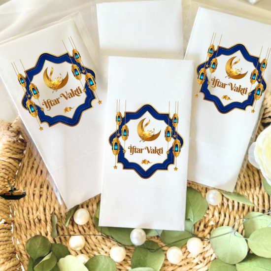 Kişiye Özel iftar temalı baskılı peçete 20 Adet Kişiye Özel iftar temalı baskılı peçete 20 Adet