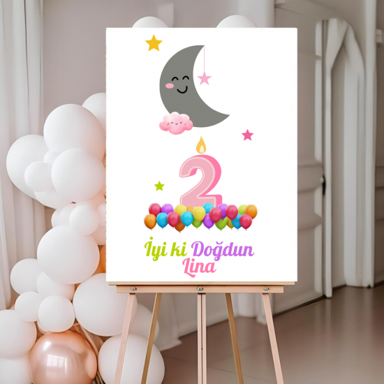 Doğum Günü Temalı Karşılama Panosu Doğum Günü Temalı Karşılama Panosu
