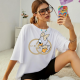GC Baskılı kadın t-shirt GC Baskılı kadın t-shirt