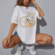 GC Baskılı kadın t-shirt GC Baskılı kadın t-shirt