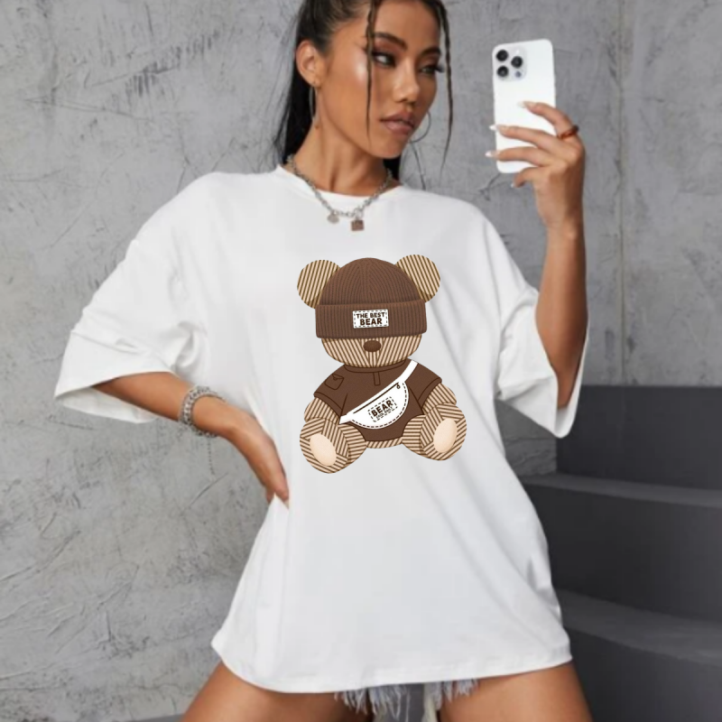 The best bear kadın t-shirt