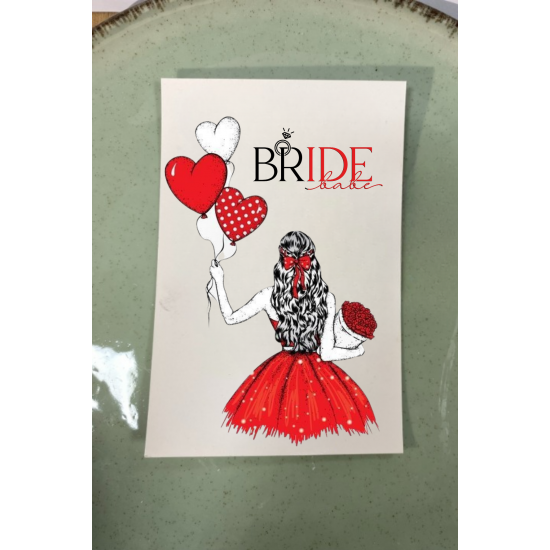 Bride hediyelik kart 10 Adet Bride hediyelik kart 10 Adet