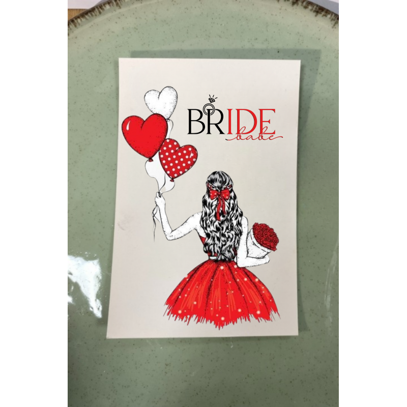 Bride hediyelik kart 10 Adet