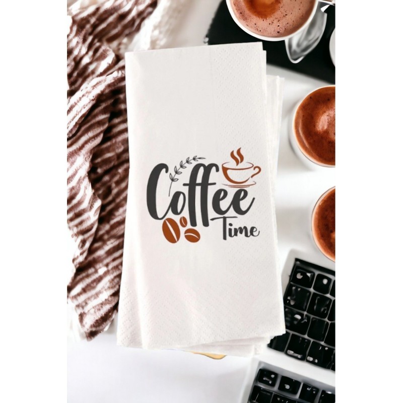 Kişiye Özel Coffee Baskılı Sunum Peçetesi 20’li