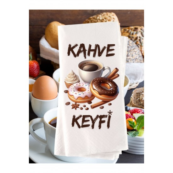 Kahve Keyfi Baskılı Peçete 20 Adet Kahve Keyfi Baskılı Peçete 20 Adet