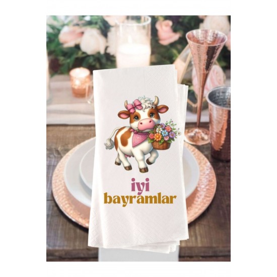İyi bayramlar baskılı peçete 20 adet İyi bayramlar baskılı peçete 20 adet
