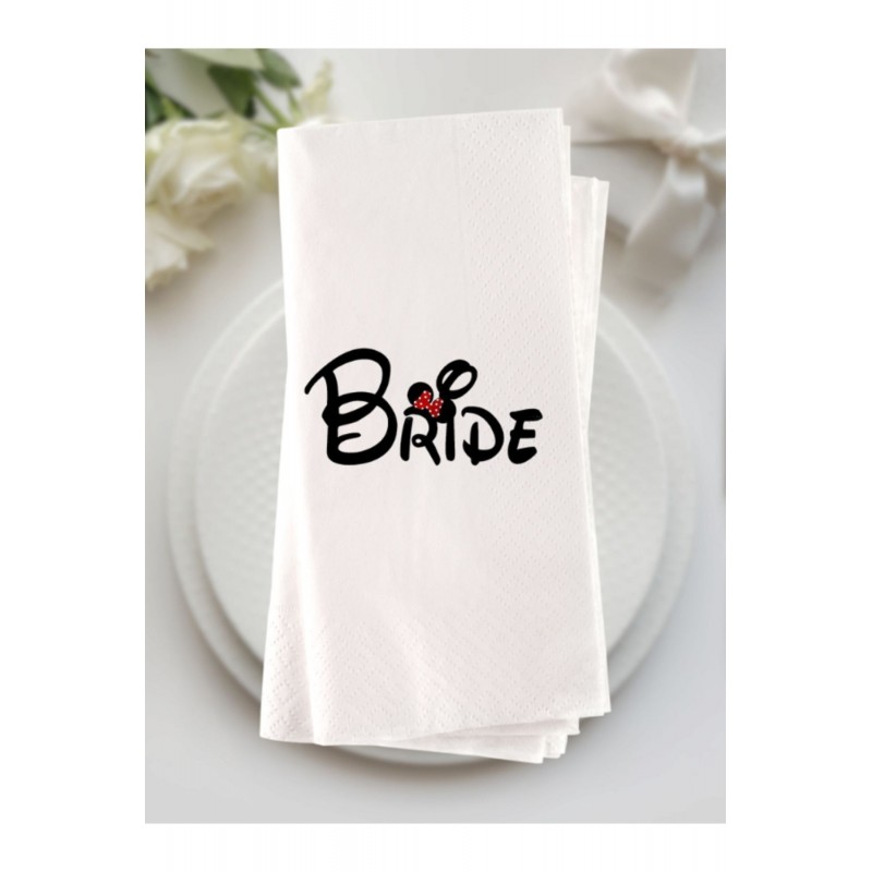 Bride baskılı peçete 20 Adet