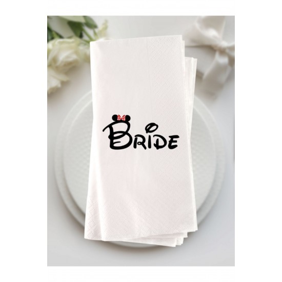 Bride baskılı peçete 20 Adet Bride baskılı peçete 20 Adet