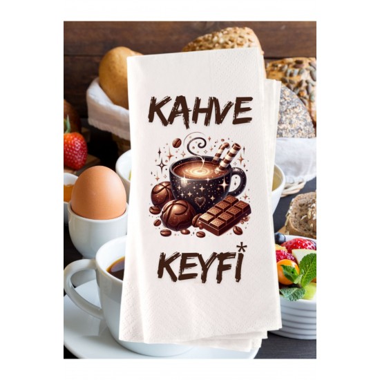Kahve Keyfi Baskılı Peçete 20 Adet Kahve Keyfi Baskılı Peçete 20 Adet
