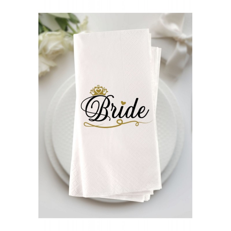 Bride baskılı peçete 20 Adet