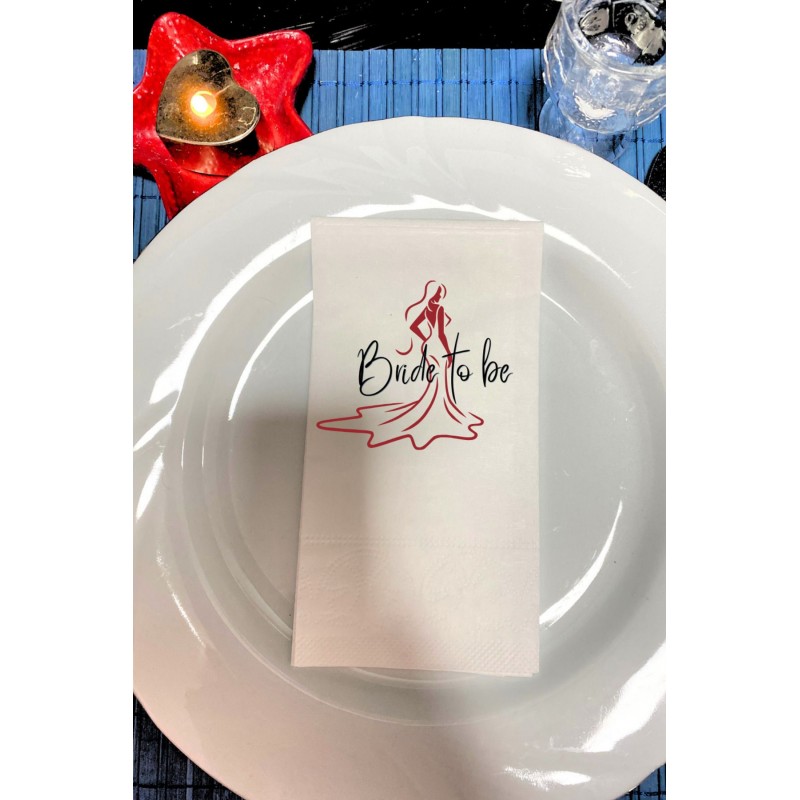 Bride to be baskılı peçete 20 adet