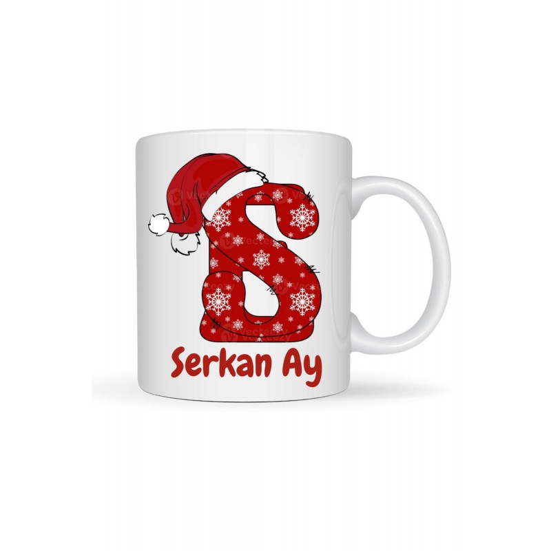 Yılbaşı Temalı Harf Baskılı Kupa 1 Adet