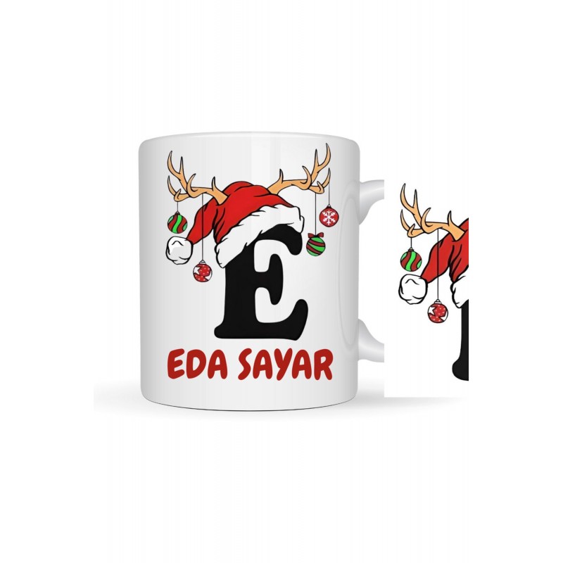 Yılbaşı Harf Baskılı Kupa 1 Adet